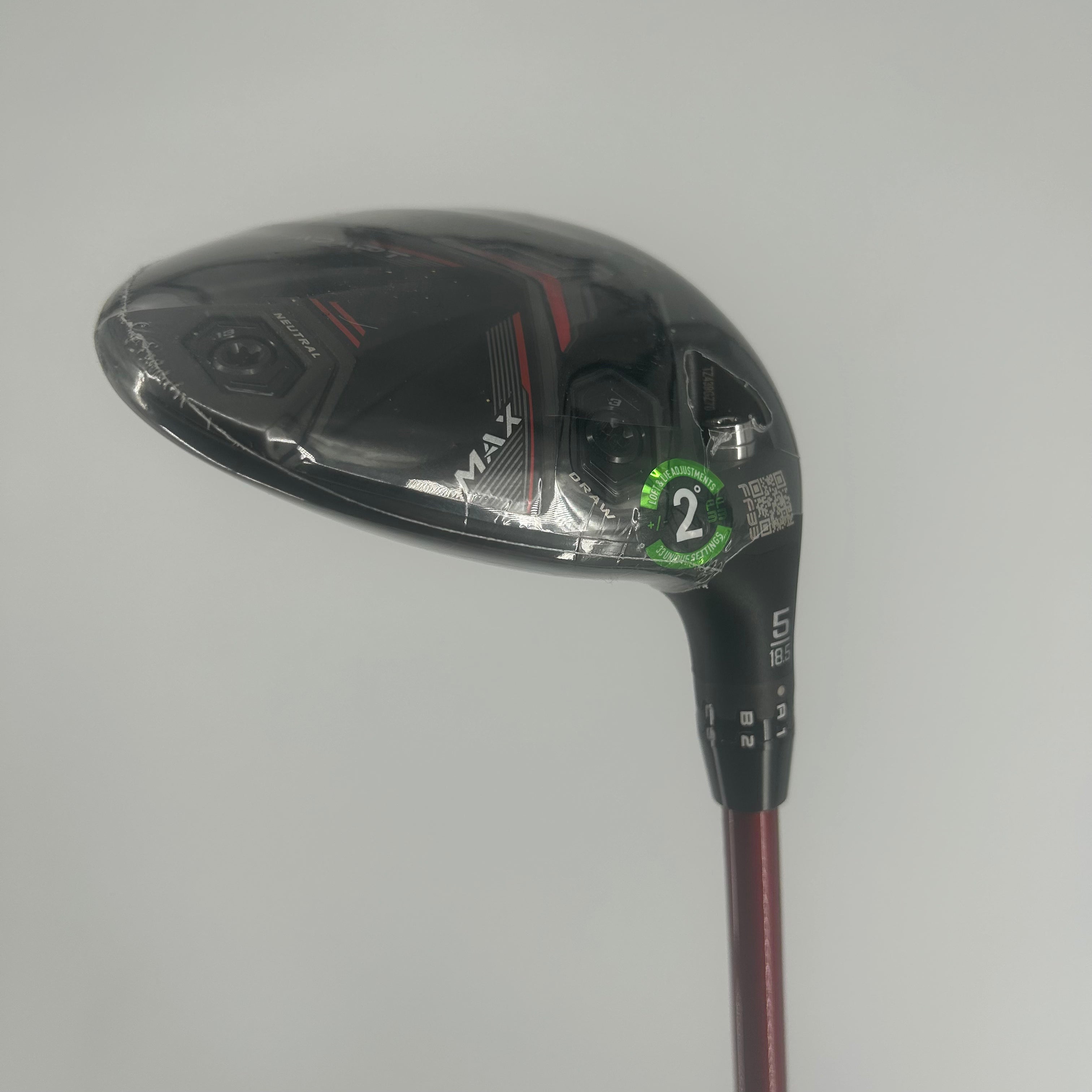 Cobra DS-Adapt Max 5 Wood / 18.5 Degree / Denali Red 50g 5.0 / Senior Flex