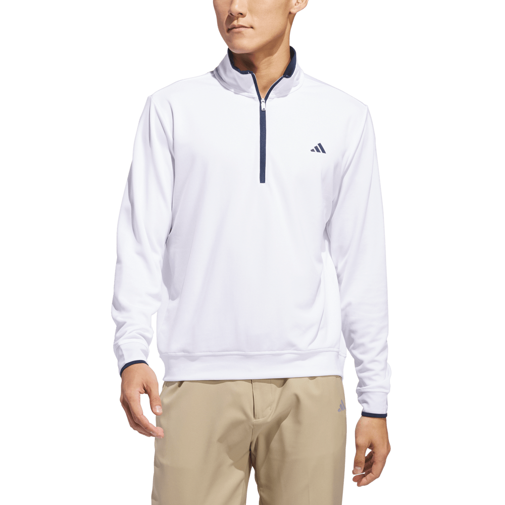 adidas Lightweight Half-Zip Mens Golf Pullover