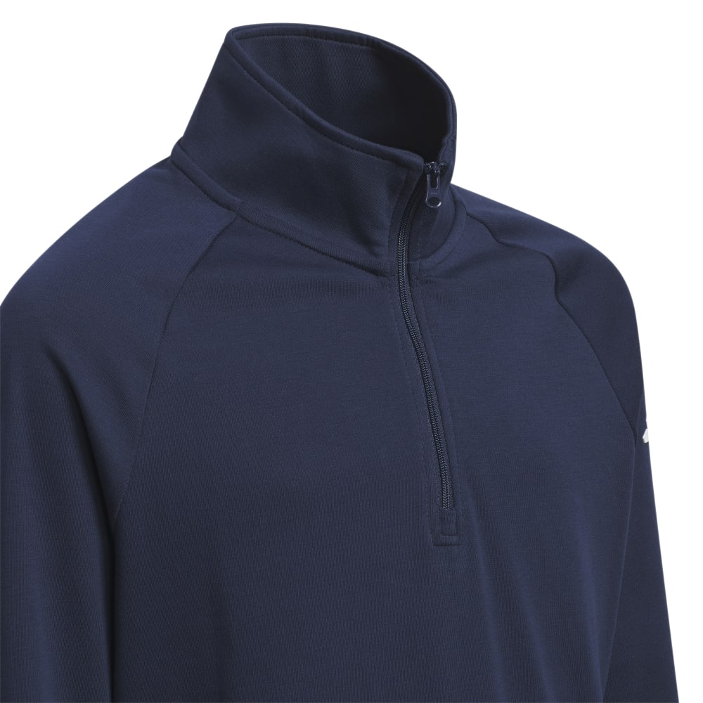 adidas Junior 1/4 Zip Golf Pullover - Collegiate Navy