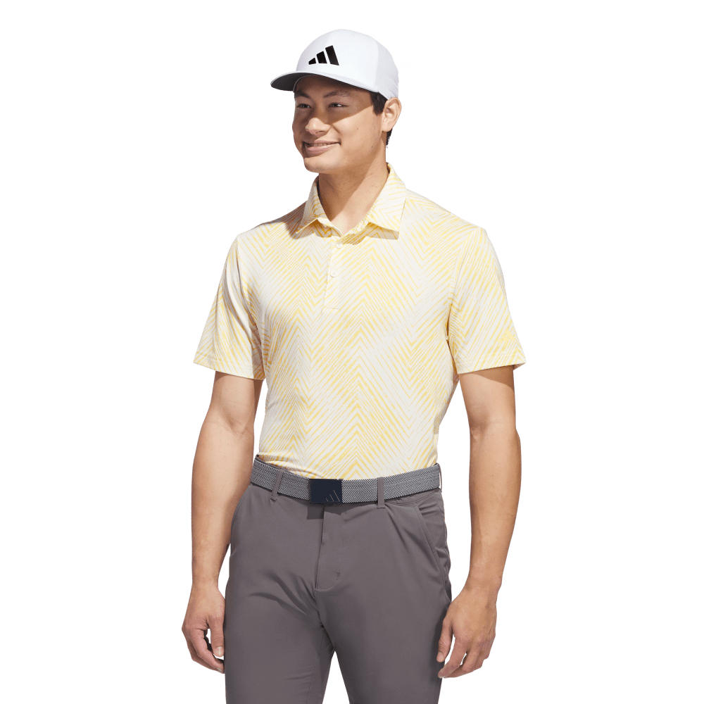 adidas Ultimate365 Allover Print Mens Golf Polo