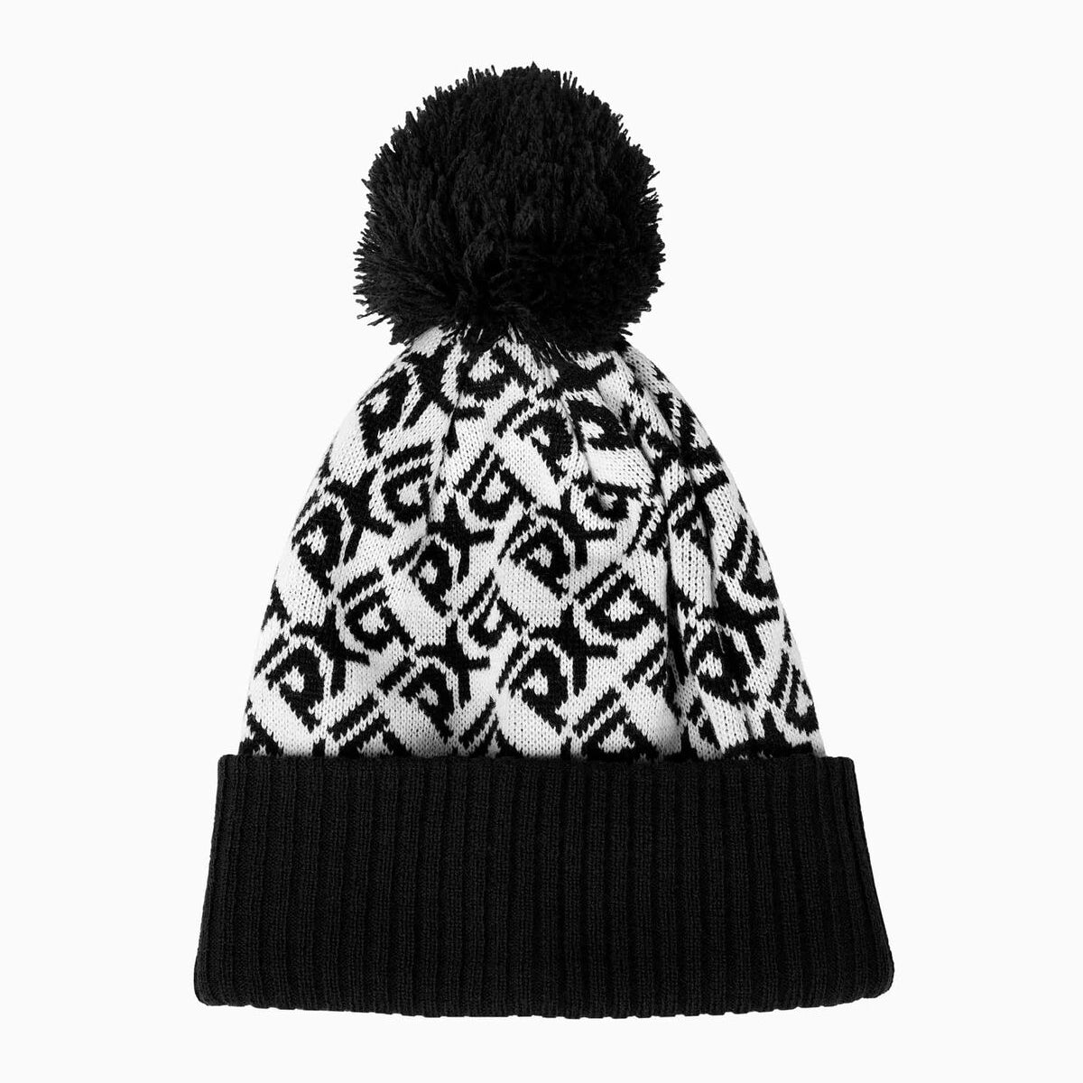 PXG Infinite Logo Jacquard Knit Beanie - Black