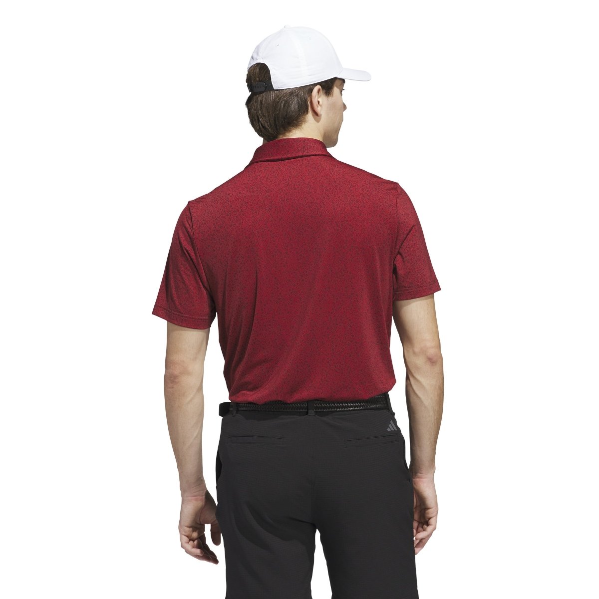 adidas Ultimate365 Mini Bunker Polo Shirt - Aurora Ruby - adidas