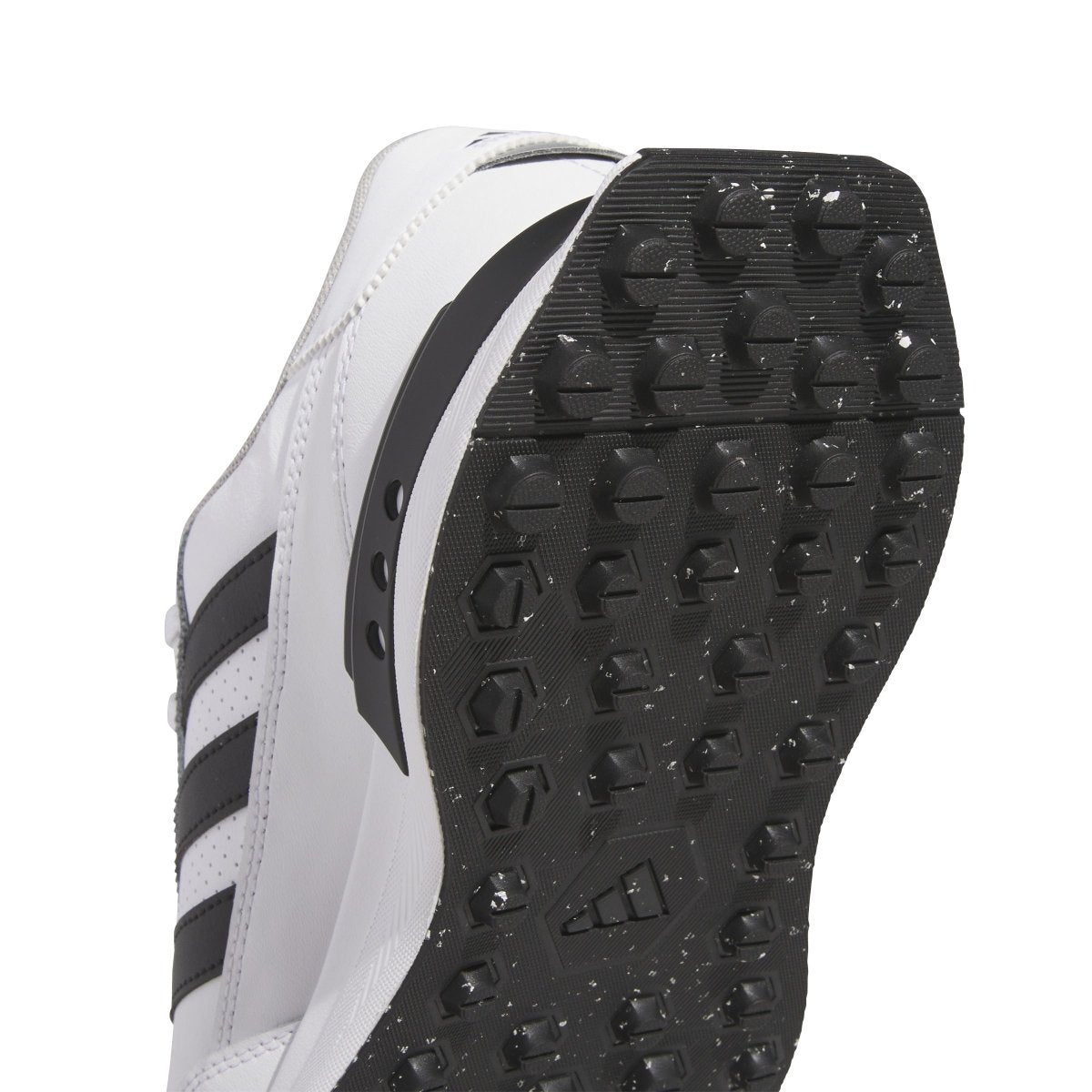 adidas S2G Leather Spikeless Golf Shoes - White / Black / Grey Two - adidas