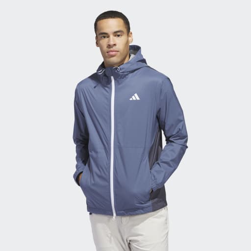 adidas Waterproof RAIN.RDY Hoodie - Navy