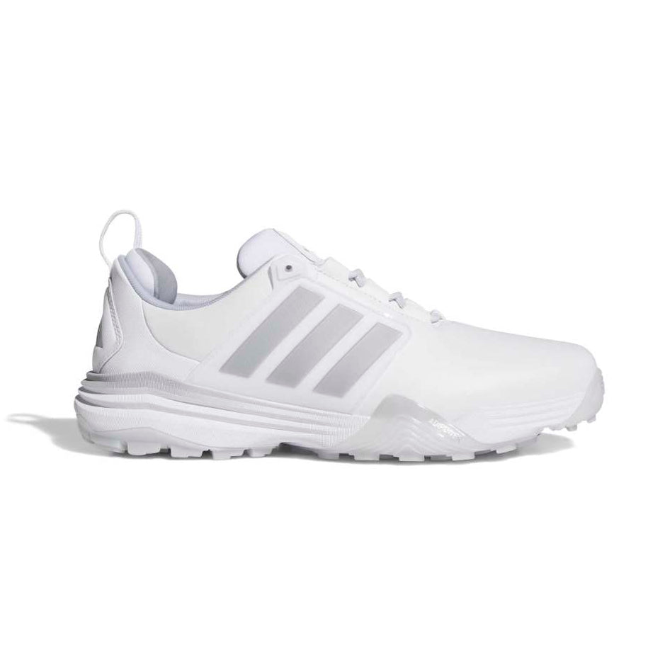 adidas Adipower Spiked Golf Shoes - Cloud White / Silver Metallic / Halo Silver