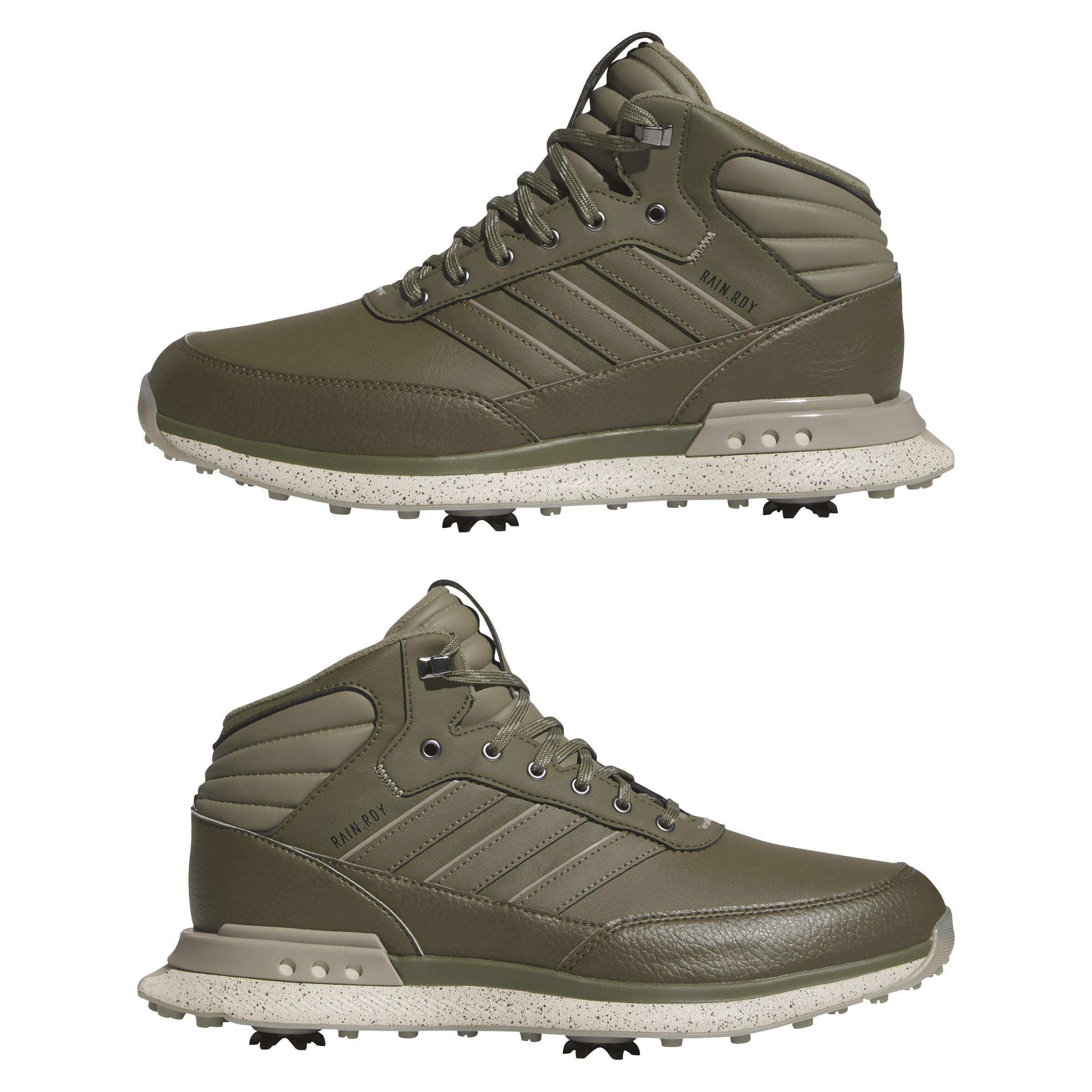 adidas S2G RAIN.RDY Golf Boots - Olive Strata / Beige / Alumina