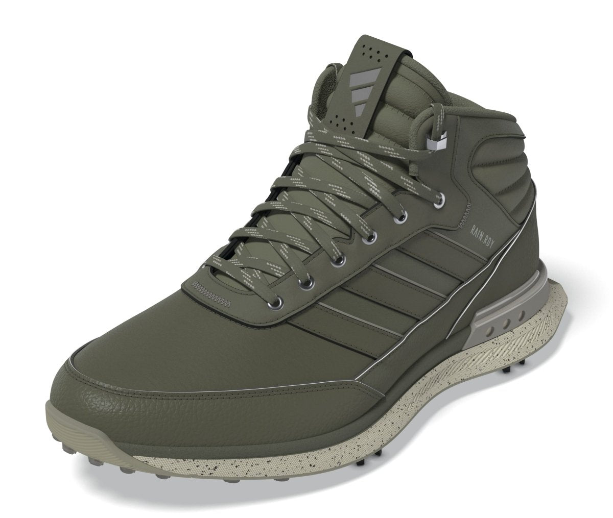 adidas S2G RAIN.RDY Golf Boots - Olive Strata / Beige / Alumina - adidas