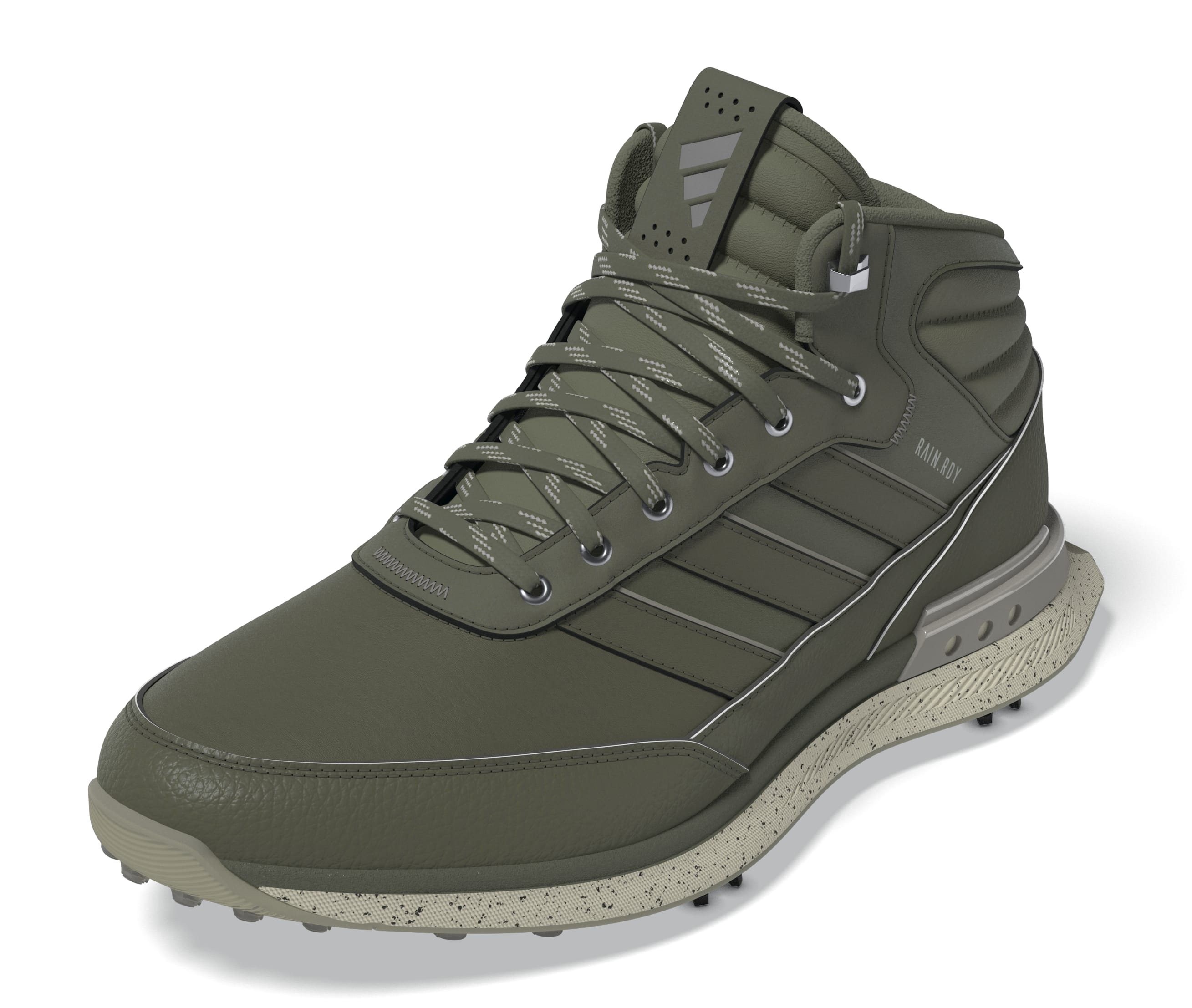 adidas S2G RAIN.RDY Golf Boots - Olive Strata / Beige / Alumina