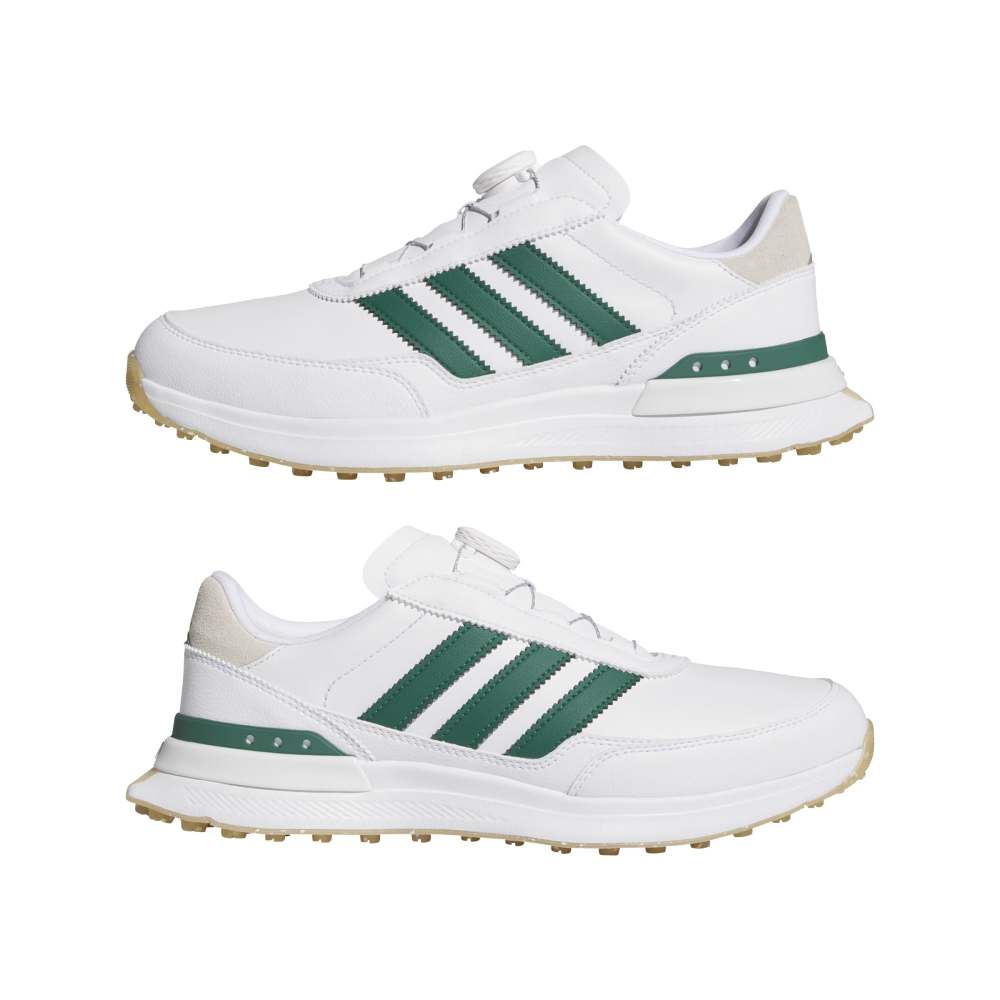 adidas S2G 26 BOA Golf Shoes - White / Collegiate Green / Gum 3