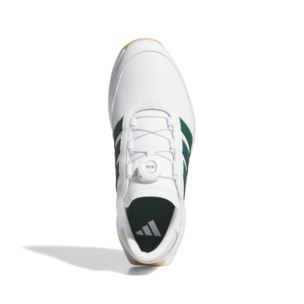 adidas S2G 26 BOA Golf Shoes - White / Collegiate Green / Gum 3 - adidas