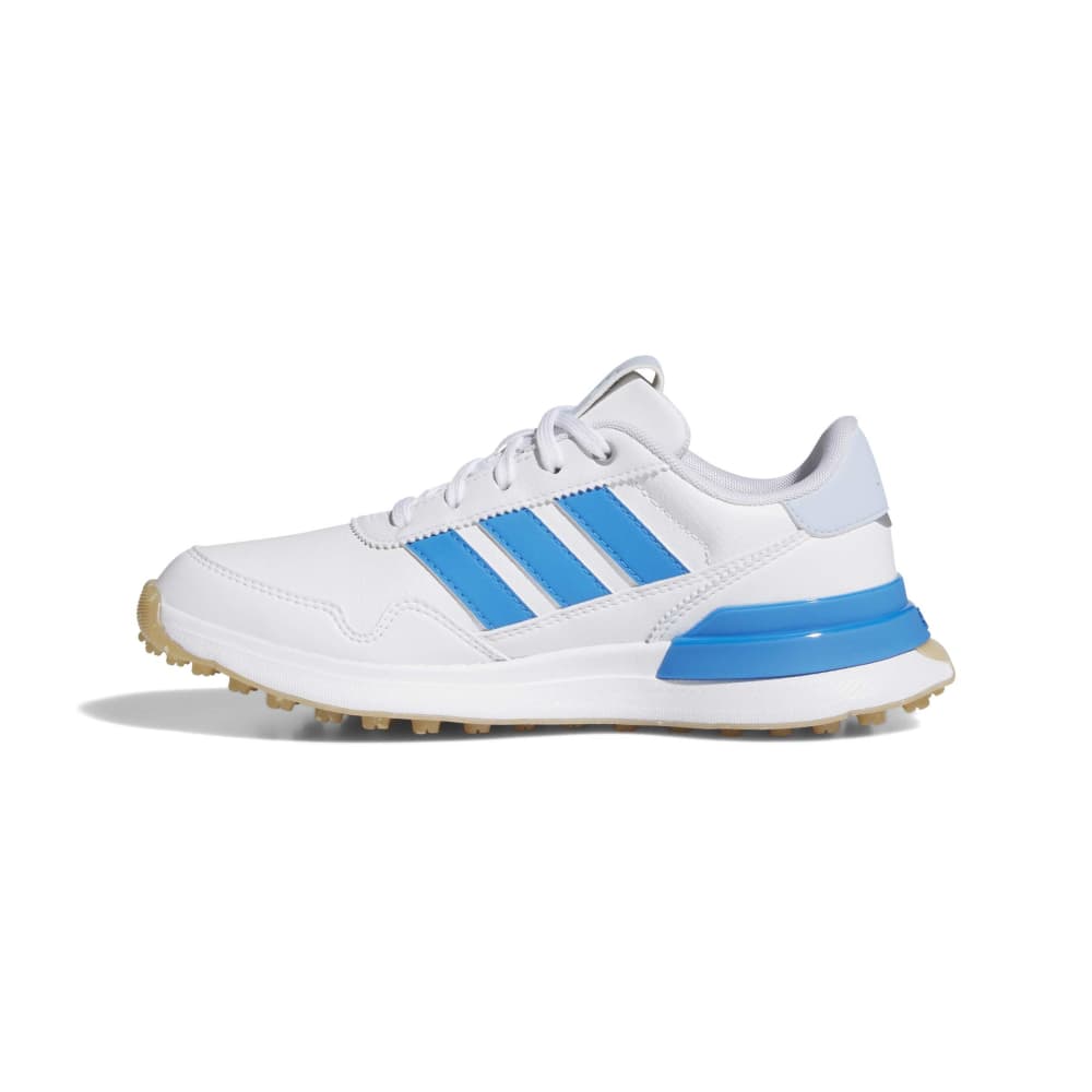 adidas S2G 26 Junior Spikeless Golf Shoes - White / Lucid Ray Blue / Crystal Sky