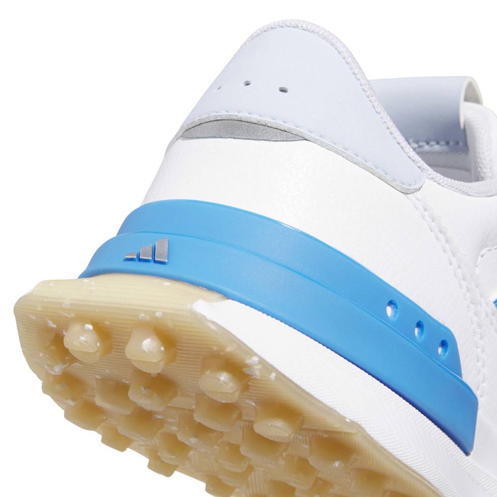 adidas S2G 26 Junior Spikeless Golf Shoes - White / Lucid Ray Blue / Crystal Sky
