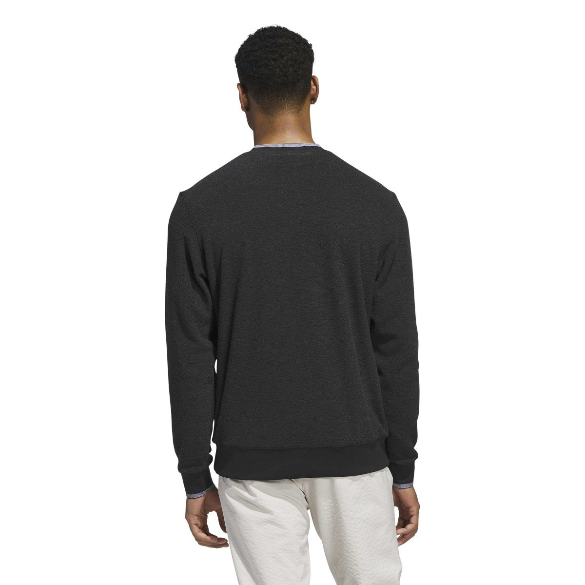 adidas Ultimate365 Tour Crew Neck Golf Mid Layer - Black - adidas