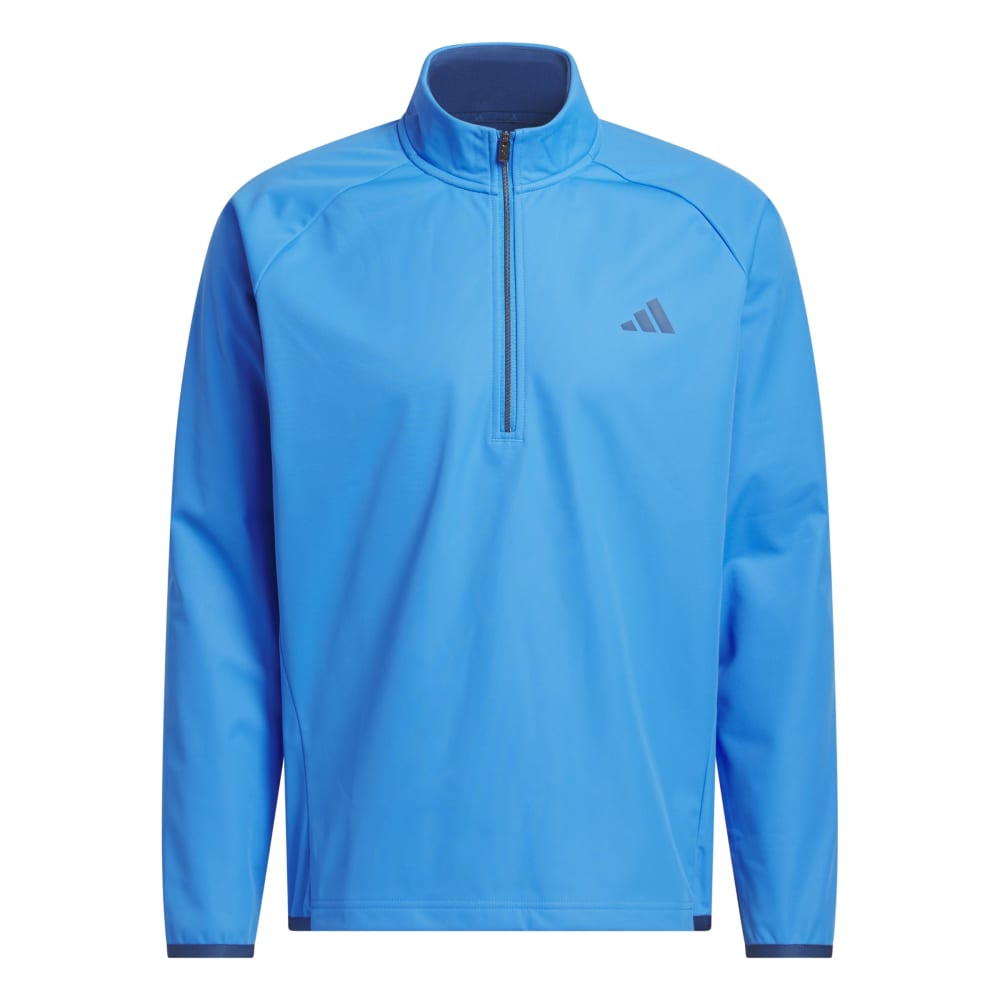 adidas DWR Ultimate365 1/4 Zip Golf Wind Jacket - Lucid Ray Blue/Dusky Petrol