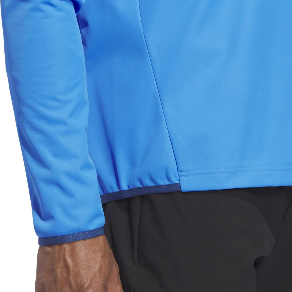 adidas DWR Ultimate365 1/4 Zip Golf Wind Jacket - Lucid Ray Blue/Dusky Petrol - adidas