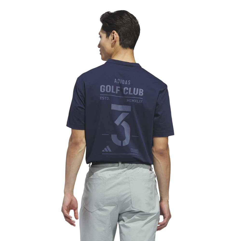 adidas BTC Twistknit Golf Polo Shirt - Collegiate Navy - adidas