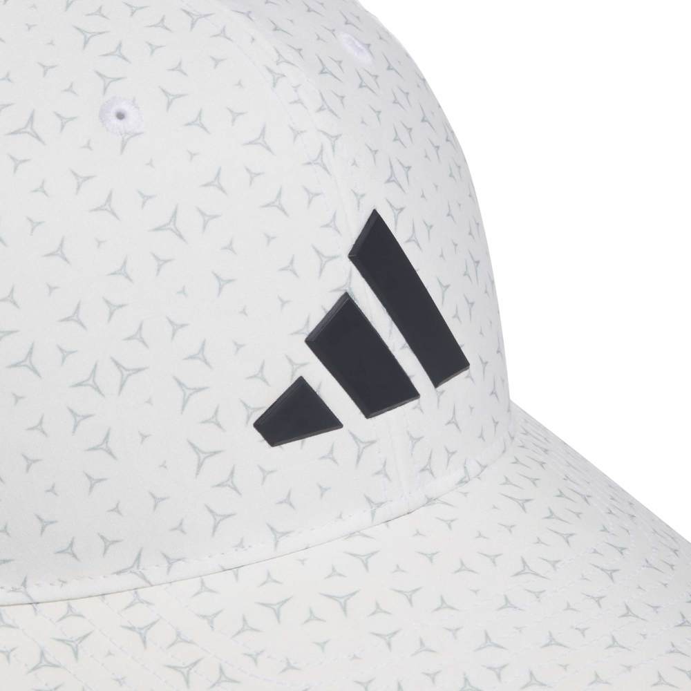adidas Tour Print Snapback Golf Cap - White - adidas