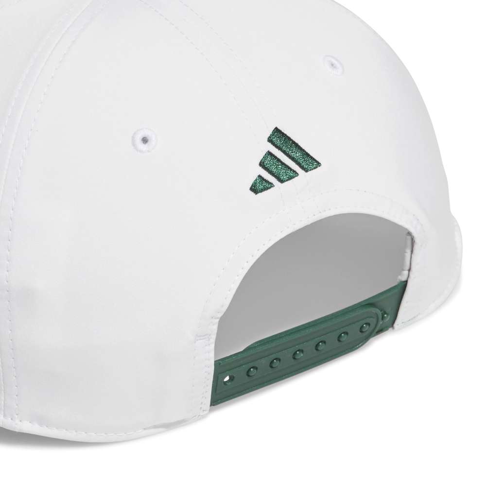 adidas 5 Panel Tour Golf Cap - White / Collegiate Green - adidas