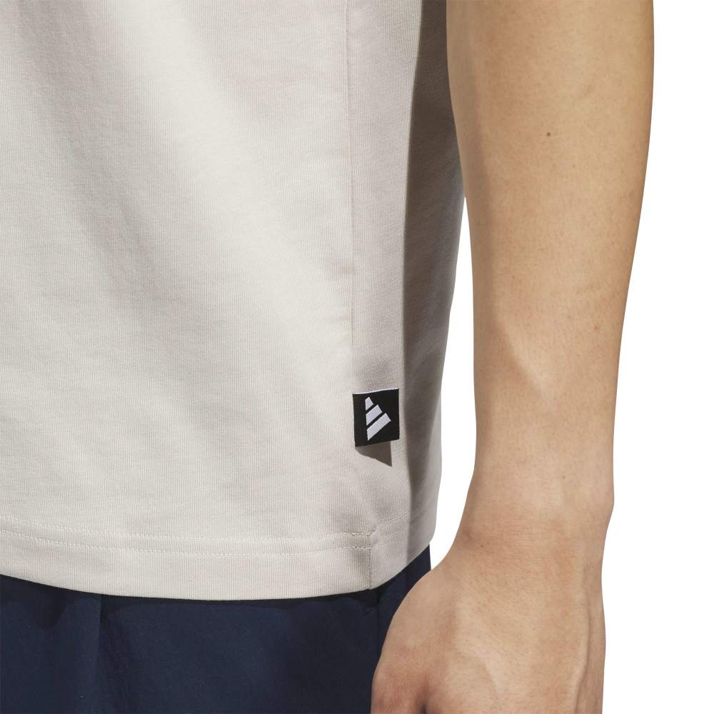 adidas Mens Golf Chip Graphic T-Shirt - Wonder Alumina - adidas