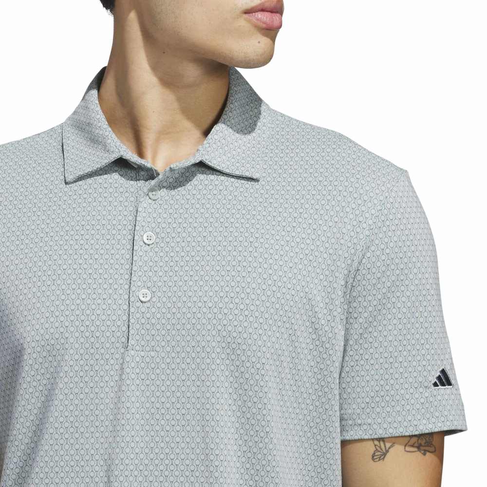 adidas sage print golf polo