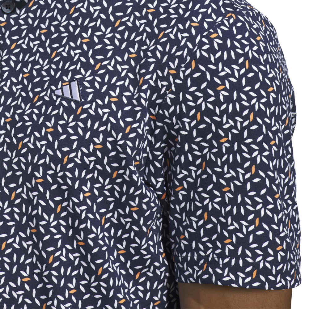 adidas Golf Ultimate365+ Soft Print Shirt - Collegiate Navy / White