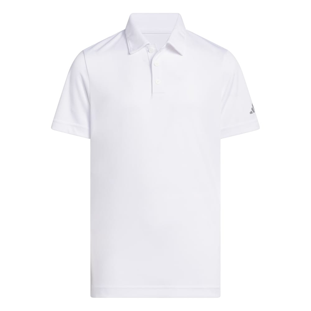 adidas Junior Performance Golf Polo - White