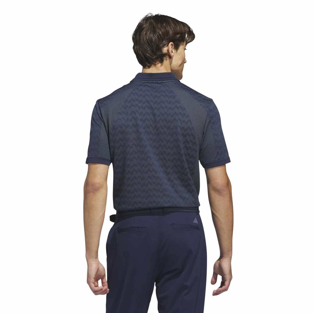 adidas Ultimate365 Tour Seamless Polo Shirt - Collegiate Navy / Wonder Sage