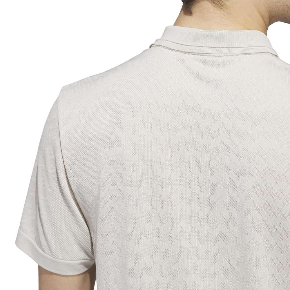 adidas Ultimate365 Tour Seamless Polo Shirt - Wonder Alumina / White
