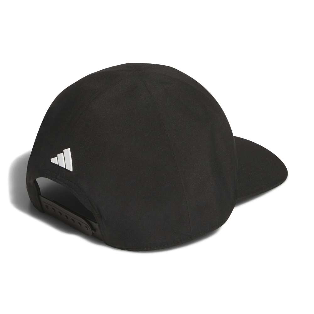 adidas Rain 6 Panel Golf Cap - Black