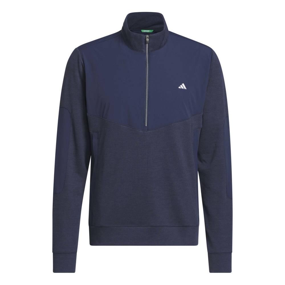 adidas Golf Ultimate365+ Hybrid 1/4 Zip - Collegiate Navy - adidas