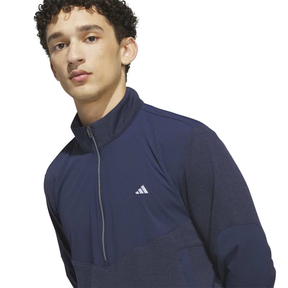 adidas Golf Ultimate365+ Hybrid 1/4 Zip - Collegiate Navy - adidas