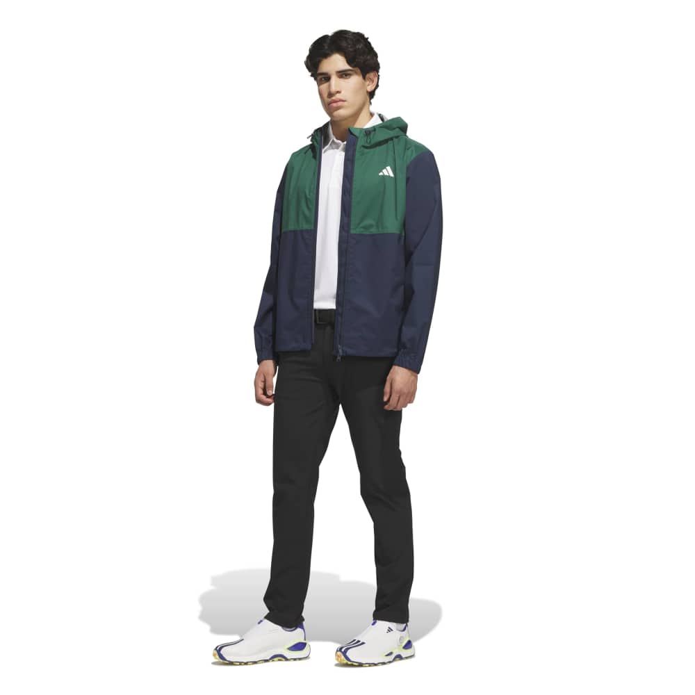 adidas Golf Ultimate365 Climaproof Full Zip Jacket - Collegiate Navy