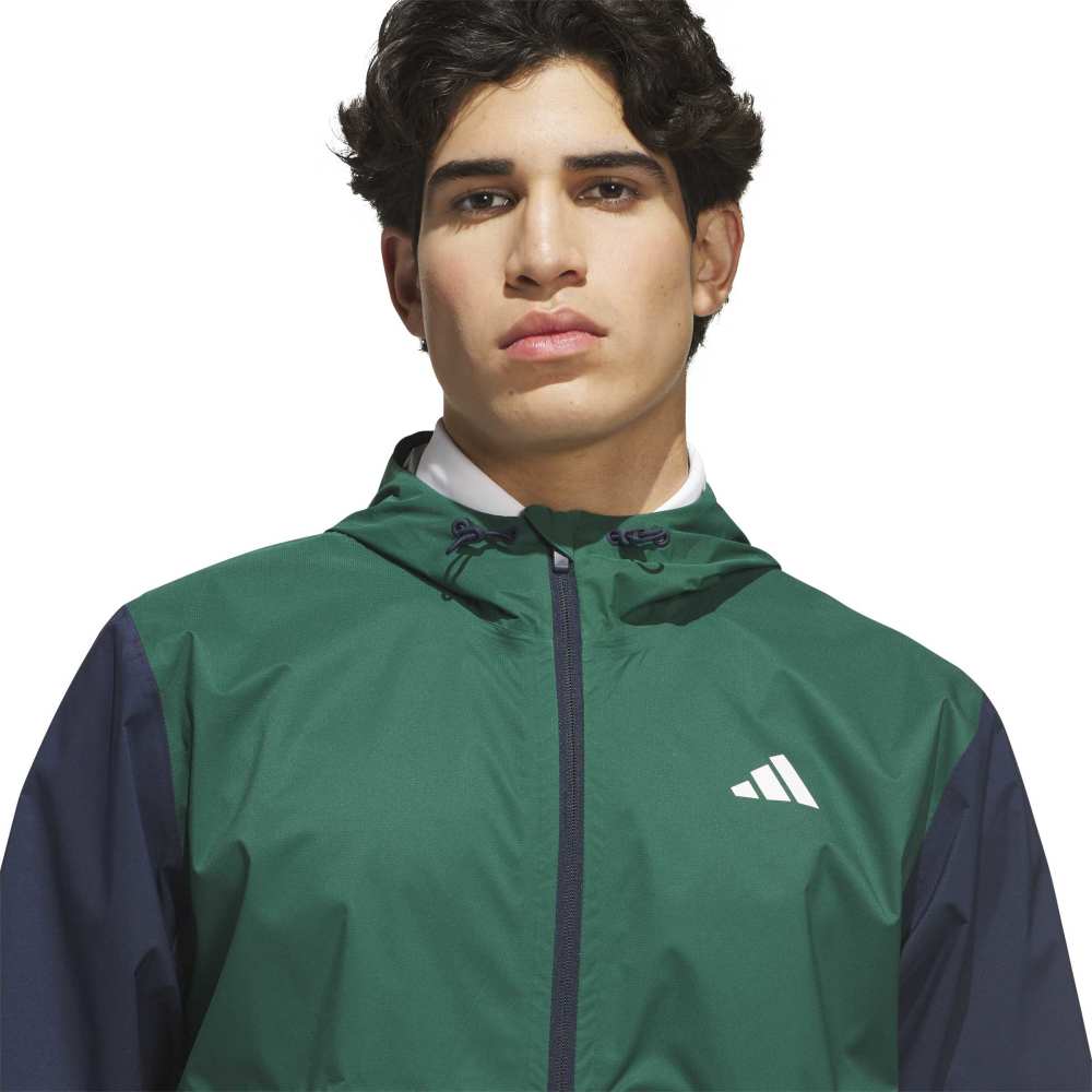 adidas Golf Ultimate365 Climaproof Full Zip Jacket - Collegiate Navy