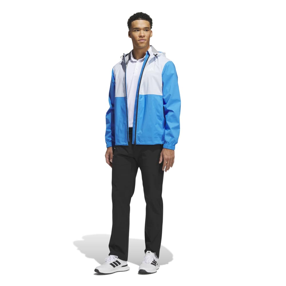 adidas Golf Ultimate365 Climaproof Full Zip Jacket - Lucid Ray Blue