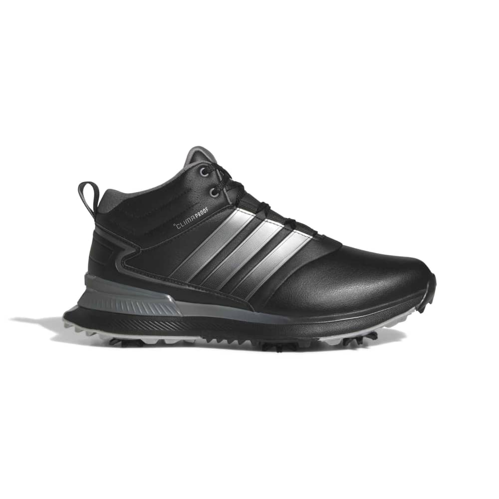 adidas R2C Mid Climaproof Wide Golf Shoes - Black / Iron / Silver - adidas