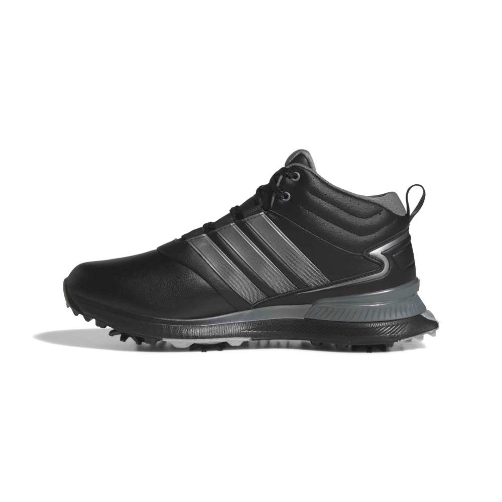 adidas R2C Mid Climaproof Wide Golf Shoes - Black / Iron / Silver - adidas