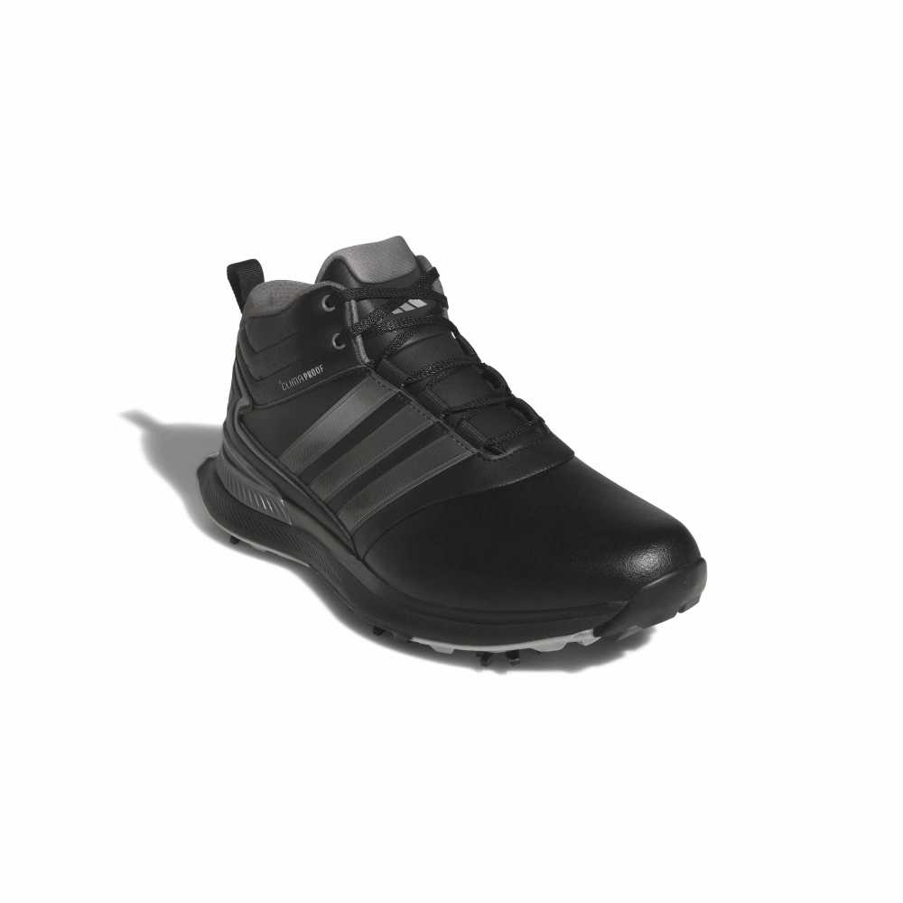 adidas R2C Mid Climaproof Wide Golf Shoes - Black / Iron / Silver - adidas