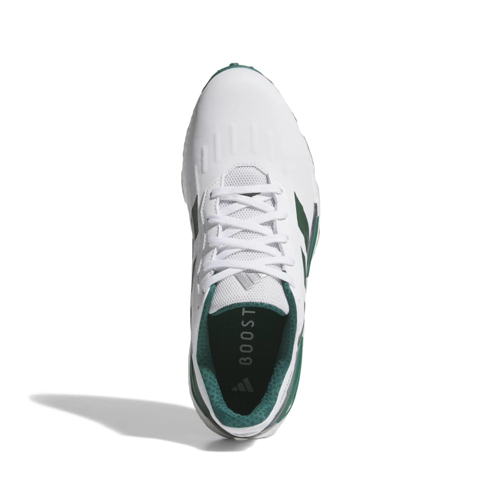 adidas Codechaos 27 Golf Shoes - White / Collegiate Green / Silver Met - adidas