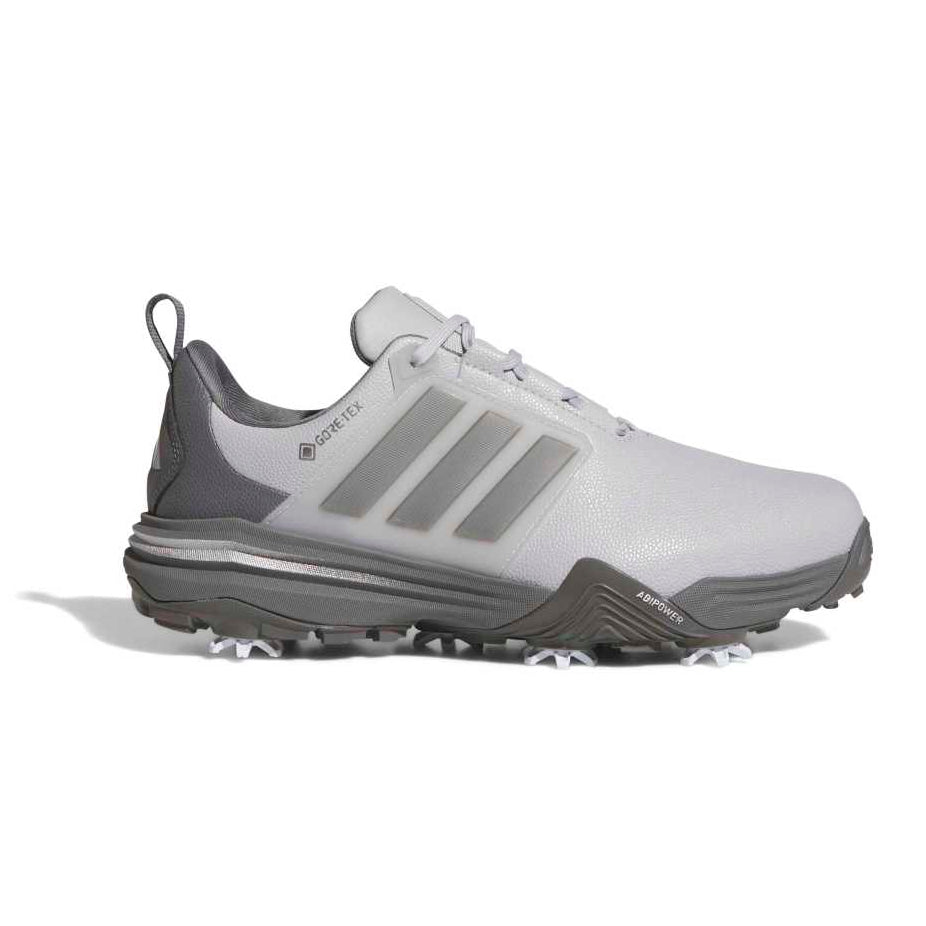 adidas Adipower GORE-TEX Waterproof Spiked Golf Shoes - Grey Two / Iron Metallic - adidas