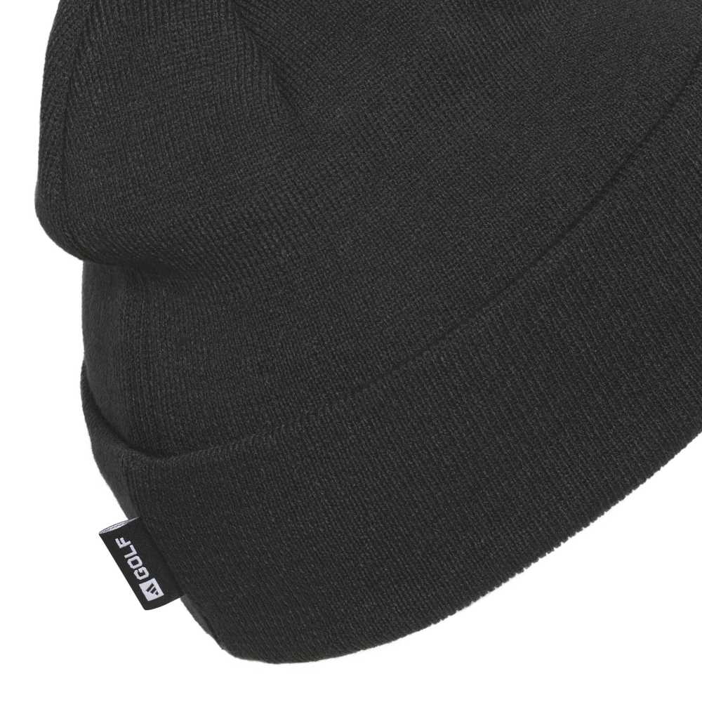 adidas Crest Rib Golf Beanie - Black
