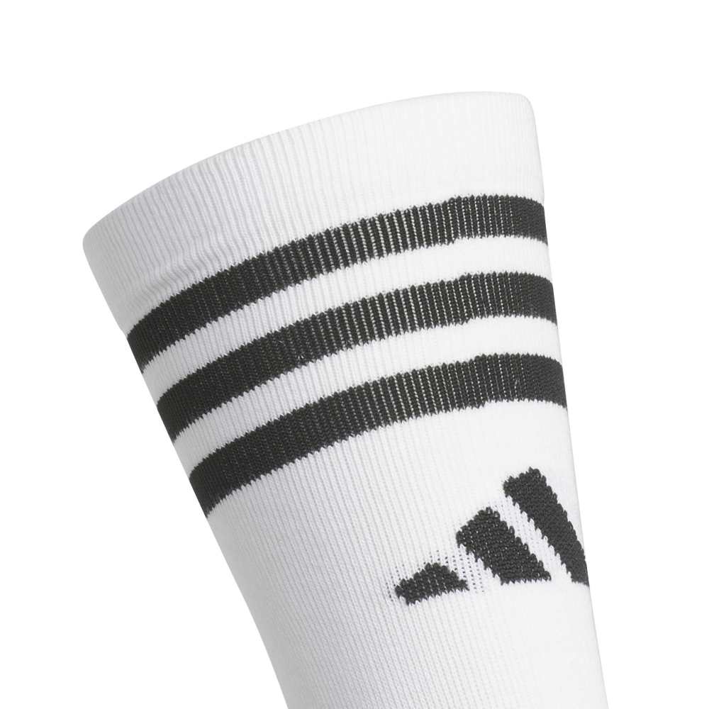 adidas 3 Pack Crew Golf Socks - White