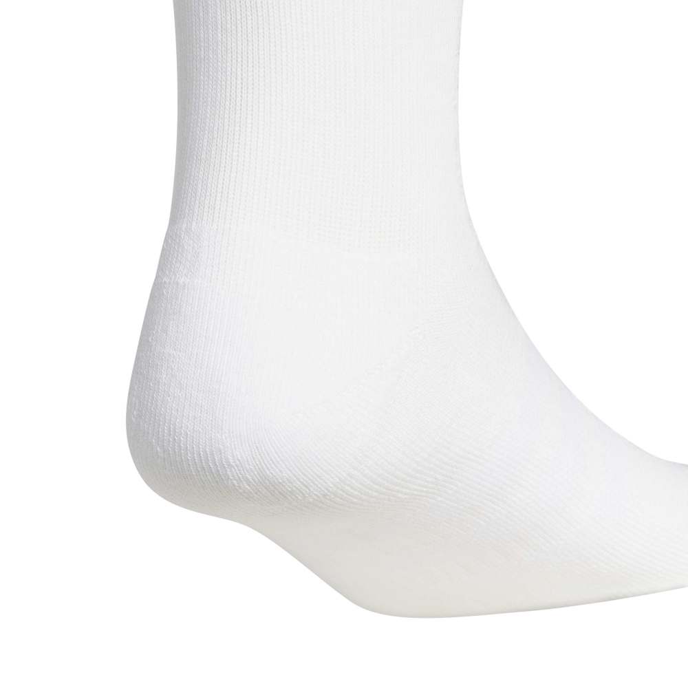 adidas 3 Pack Crew Golf Socks - White