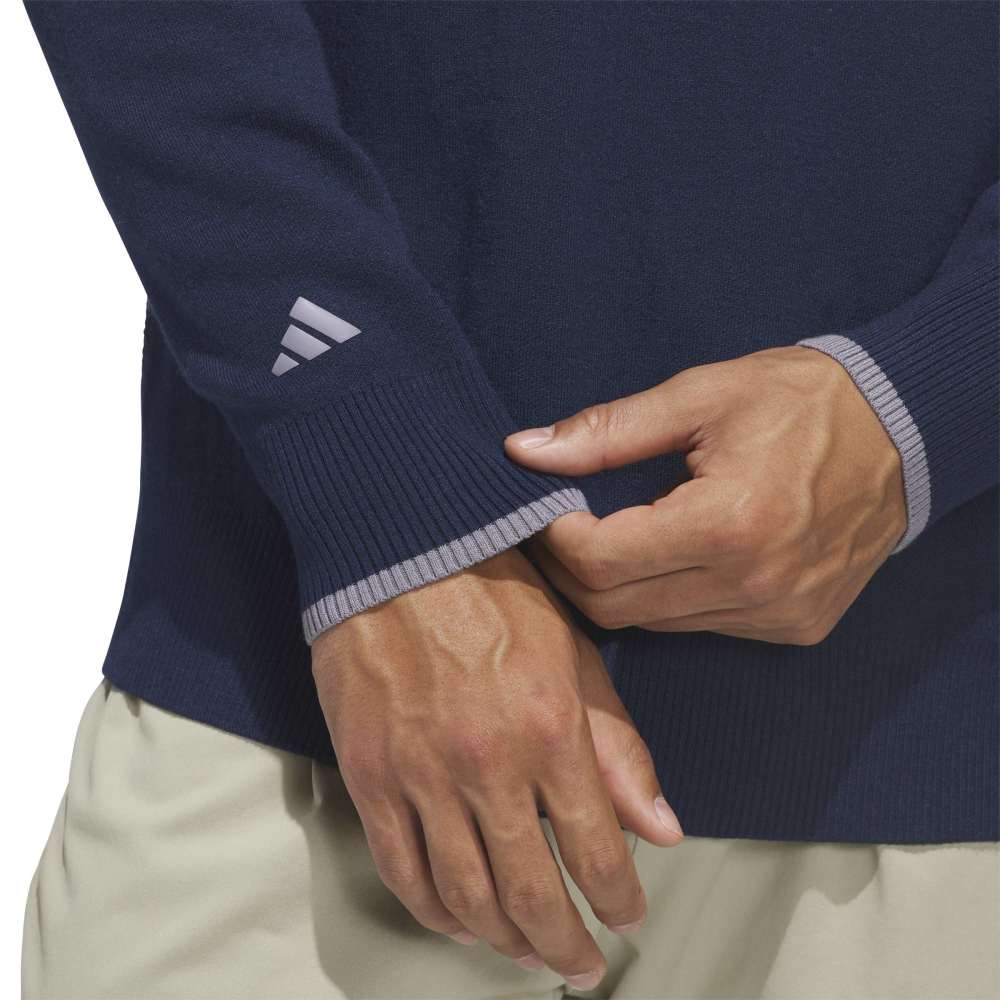 adidas Golf Ultimate365 Tour Twistknit Hoodie - Collegiate Navy - adidas