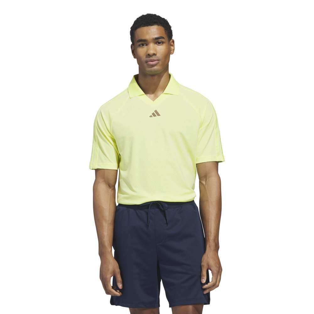 adidas BTC Climacool Golf Polo Shirt - Frozen Lemon