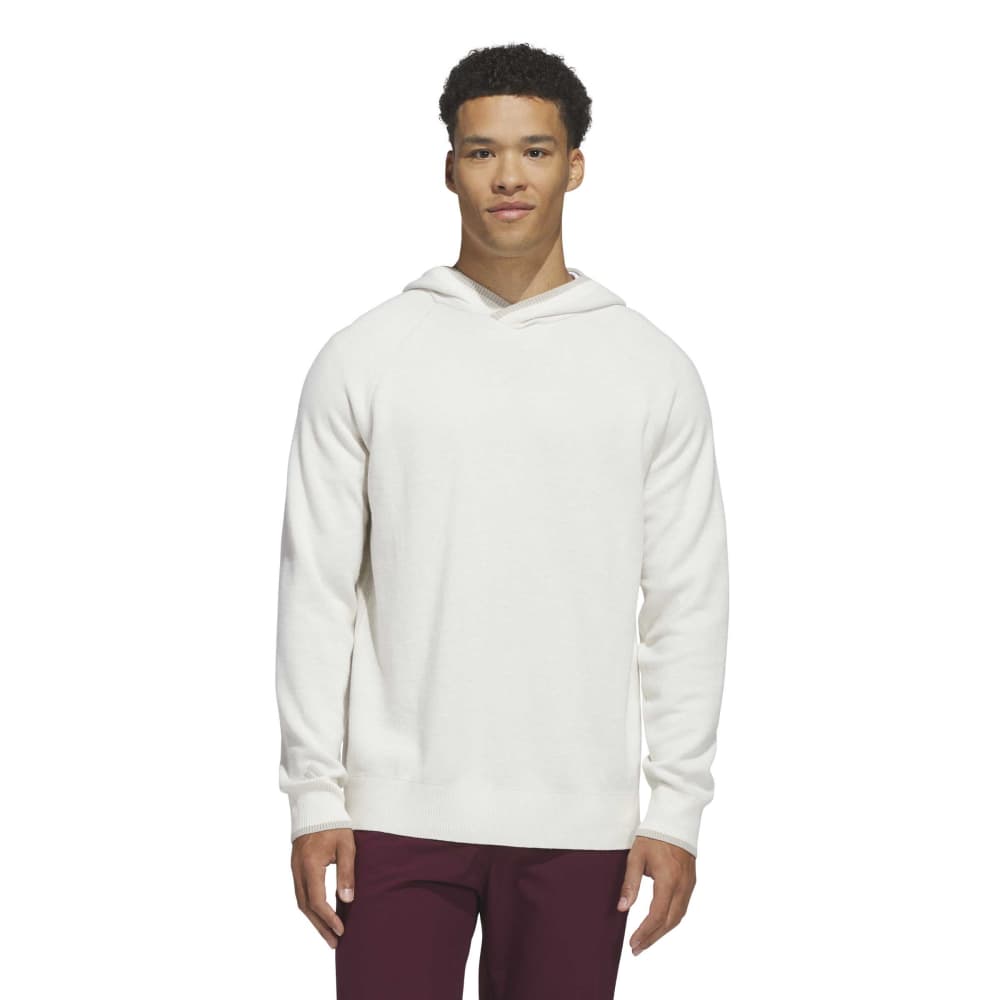 adidas Golf Ultimate365 Tour Twistknit Hoodie - Cloud White