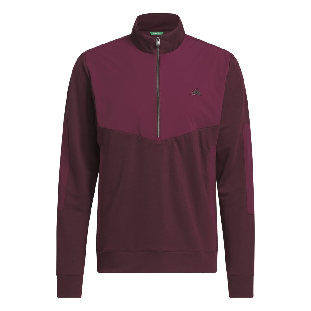 adidas Golf Ultimate365+ Hybrid 1/4 Zip - Maroon