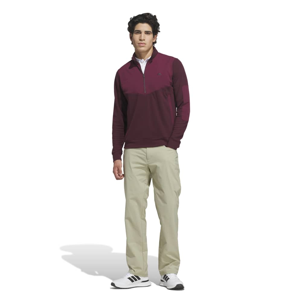 adidas Golf Ultimate365+ Hybrid 1/4 Zip - Maroon