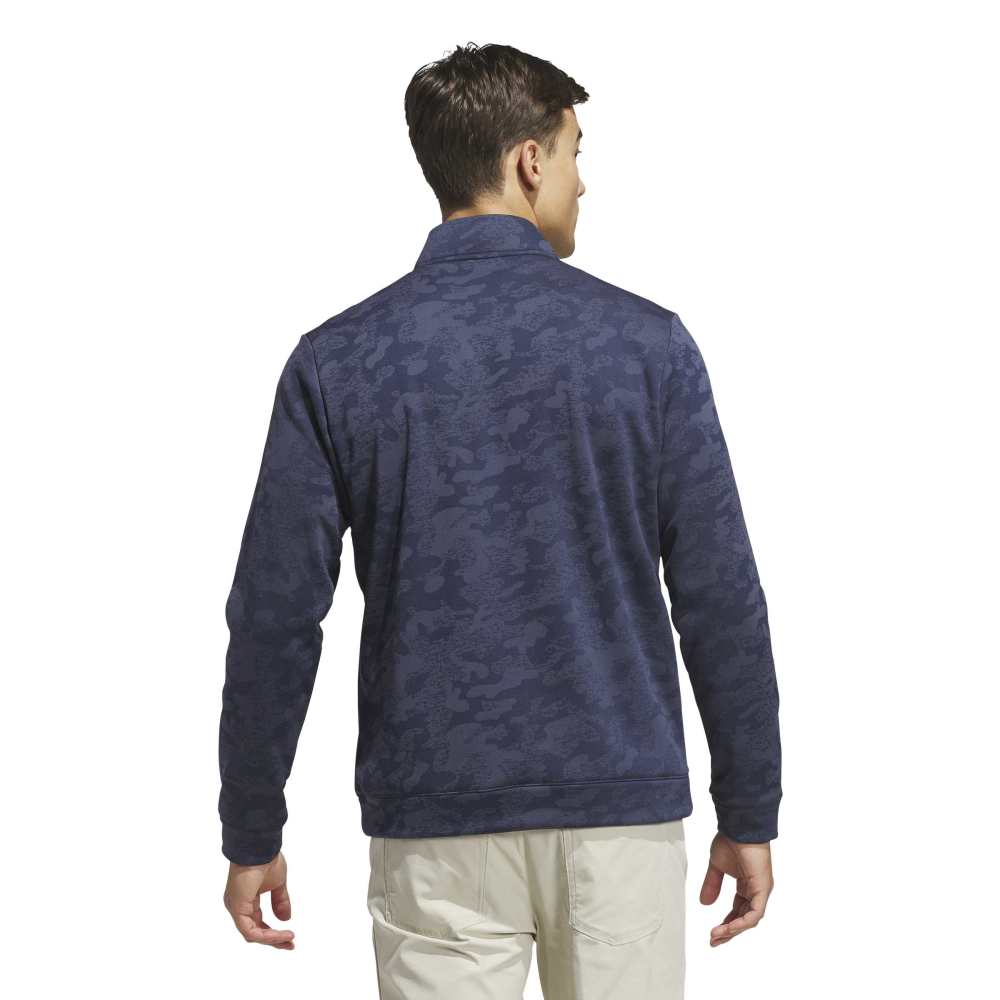 adidas Golf Ultimate365 DWR 1/4 Zip Mid Layer - Collegiate Navy
