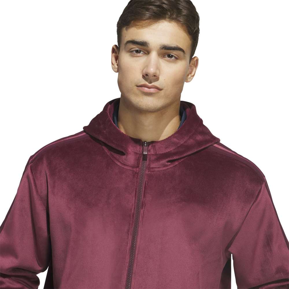 adidas BTC CZY Zip Neck Hoodie - Maroon - adidas