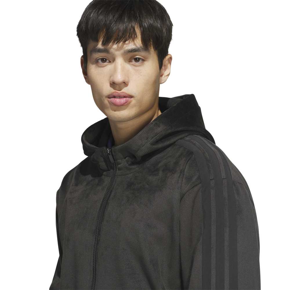 adidas BTC CZY Zip Neck Hoodie - Black